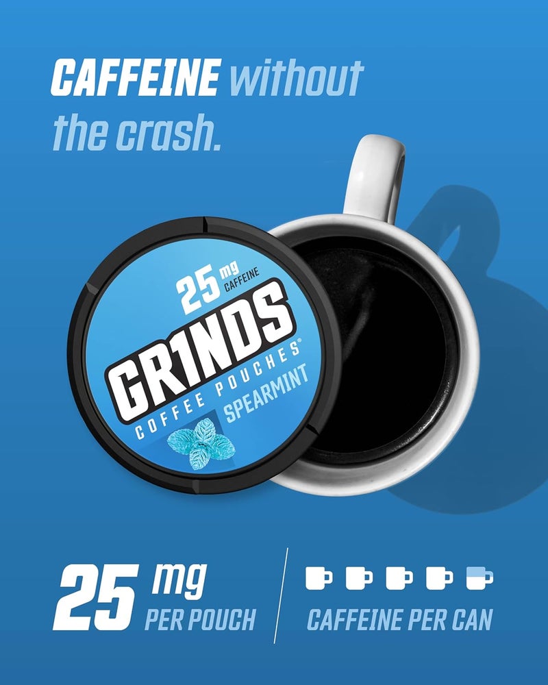 Grinds Coffee Pouches 3 Can Sampler - Wintergreen, Spearmint, Vanilla - Image 4